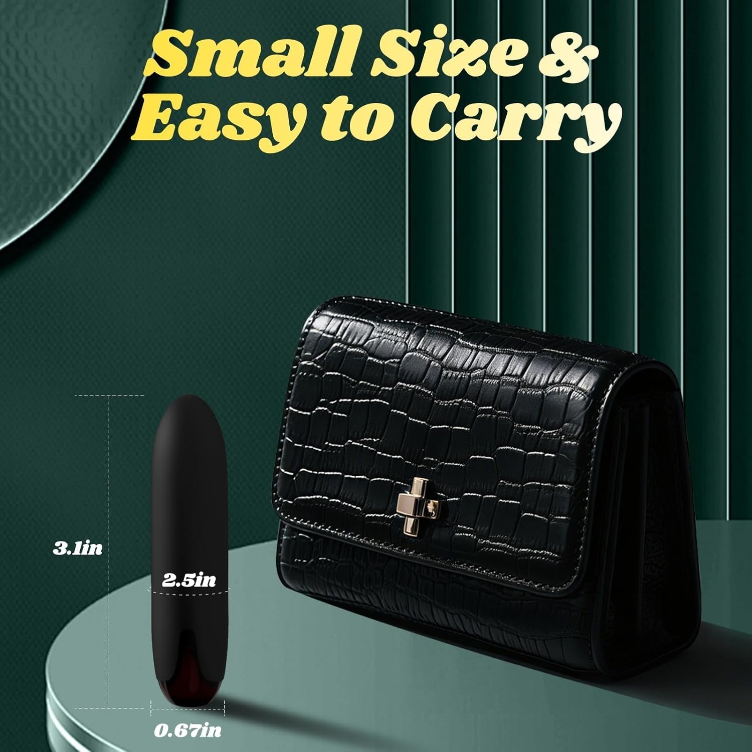 VixenGlow Mini Lipstick Bullet Vibrator