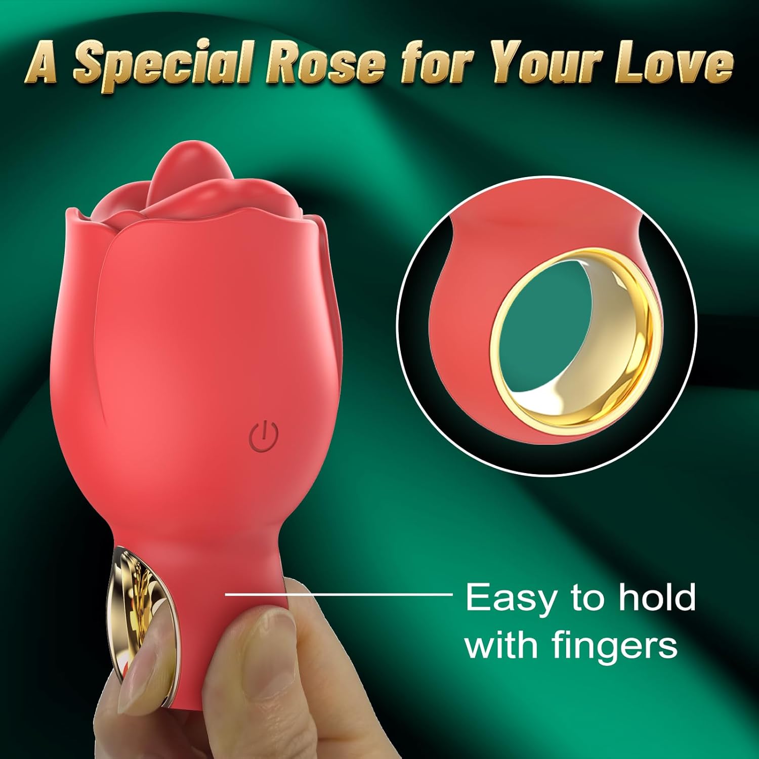 VixenLick 360° Rose Licking Vibrator