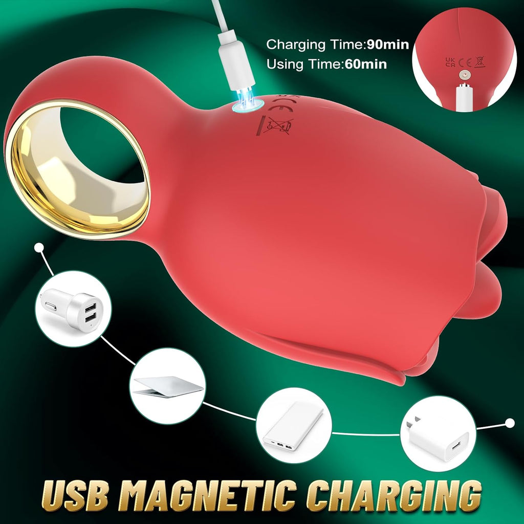 VixenLick 360° Rose Licking Vibrator