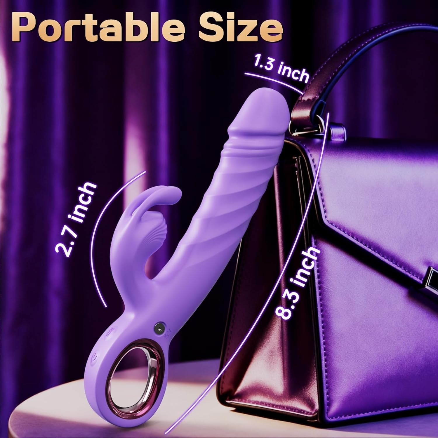 VixenPulse 3-in-1 Thrusting Rabbit Vibrator