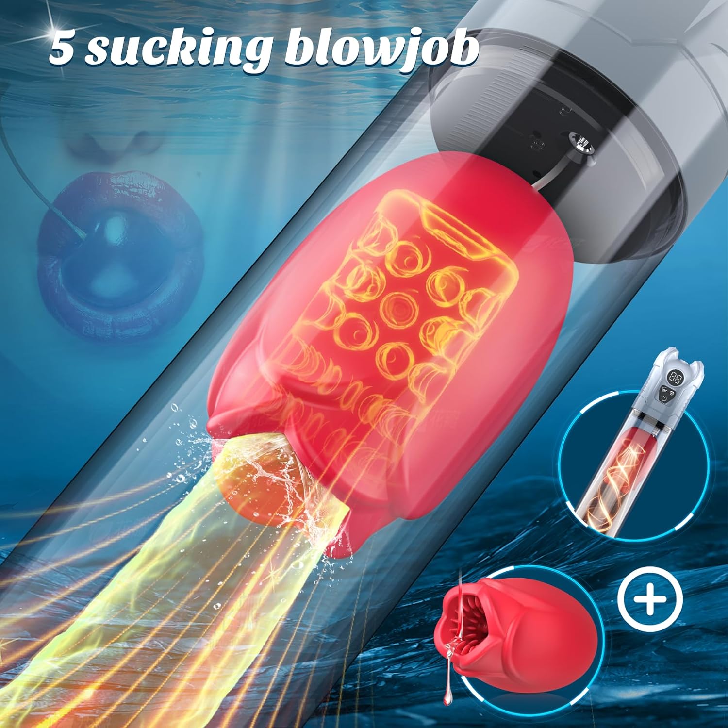 VixenRose 7X Vibe Penis Pump