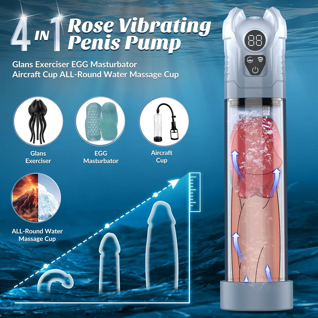 VixenRose 7X Vibe Penis Pump