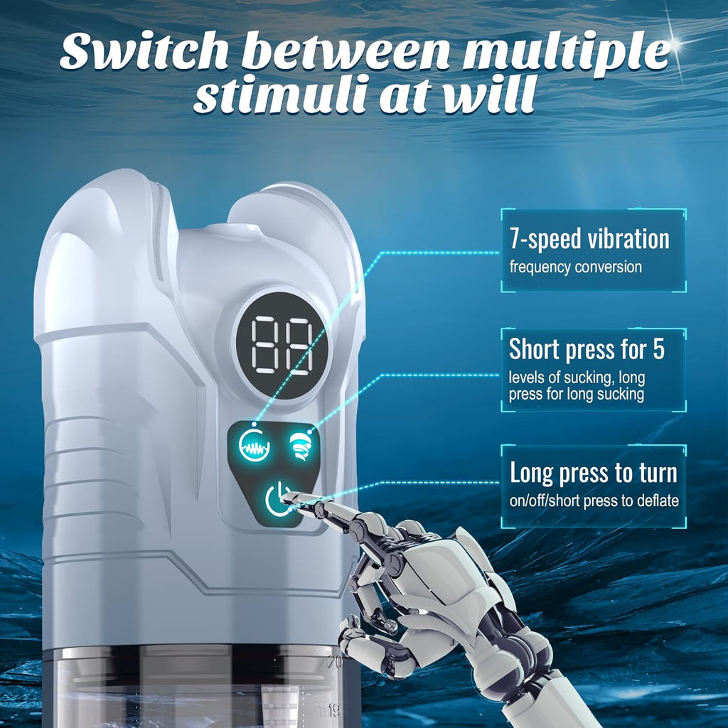 VixenRose 7X Vibe Penis Pump