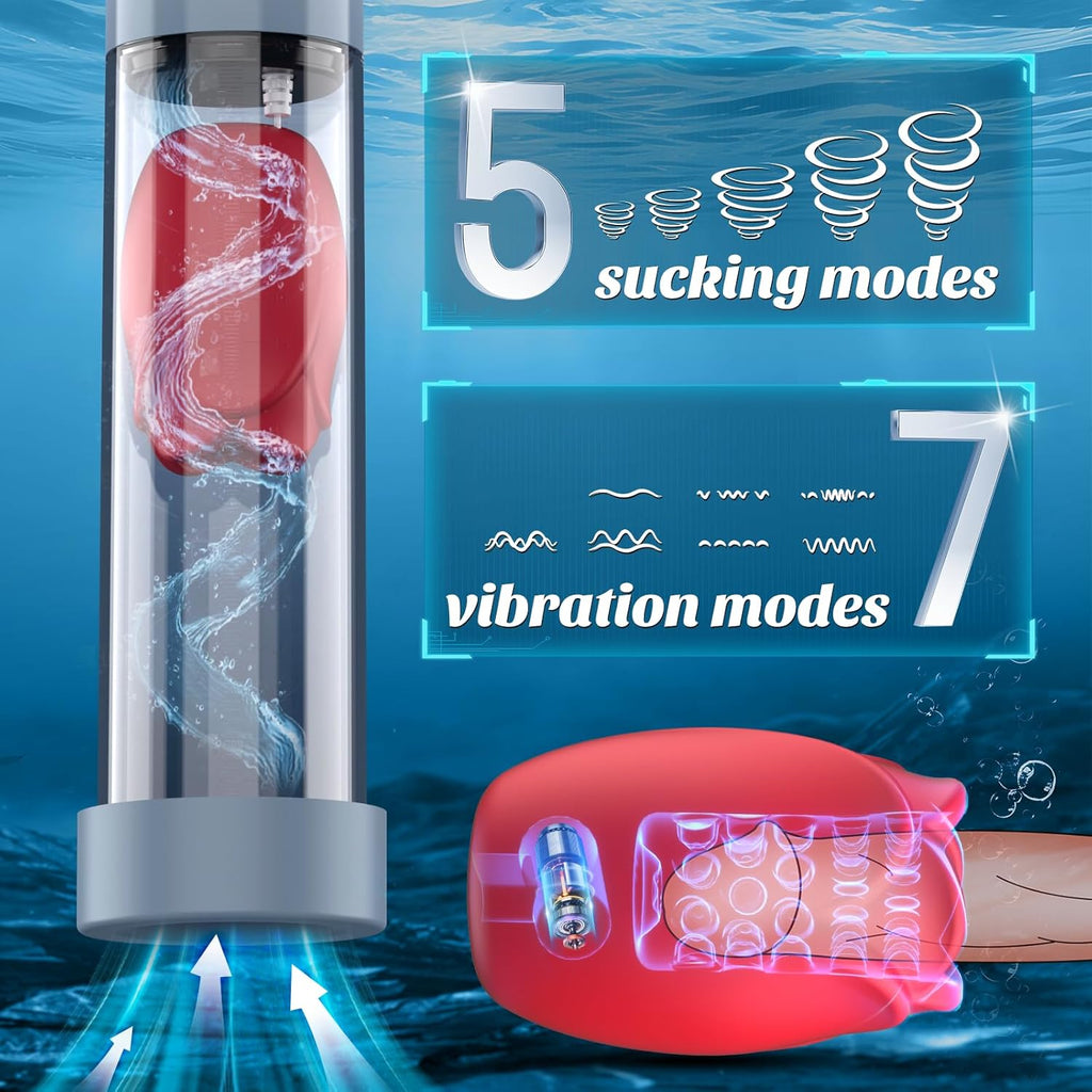 VixenRose 7X Vibe Penis Pump