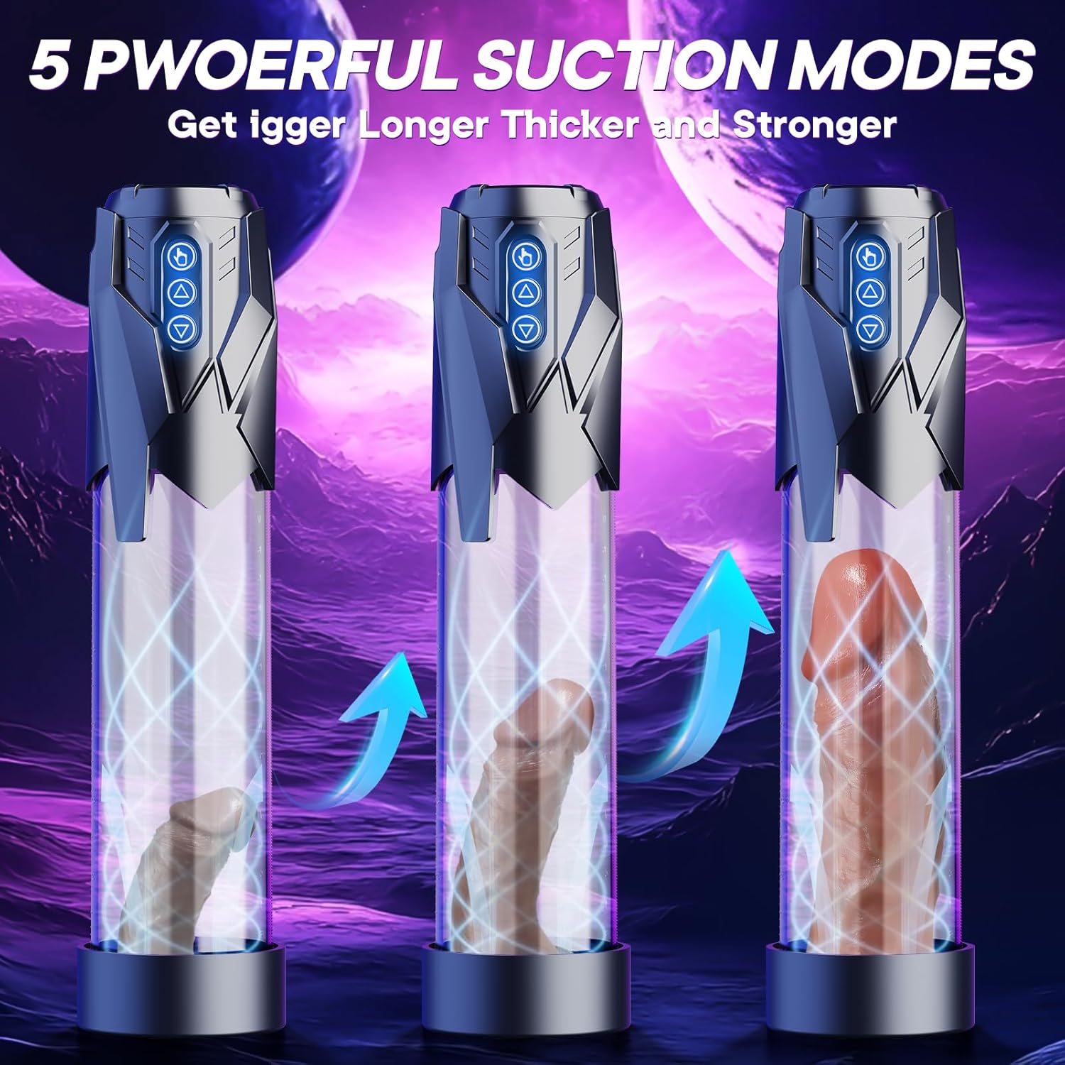 VixenThrust 5-Mode Electric Penis Pump