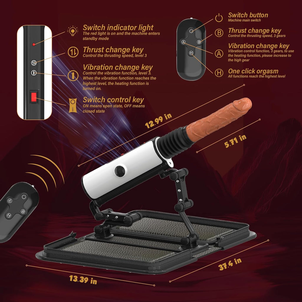 VixenVault Thrusting Handbag Sex Machine
