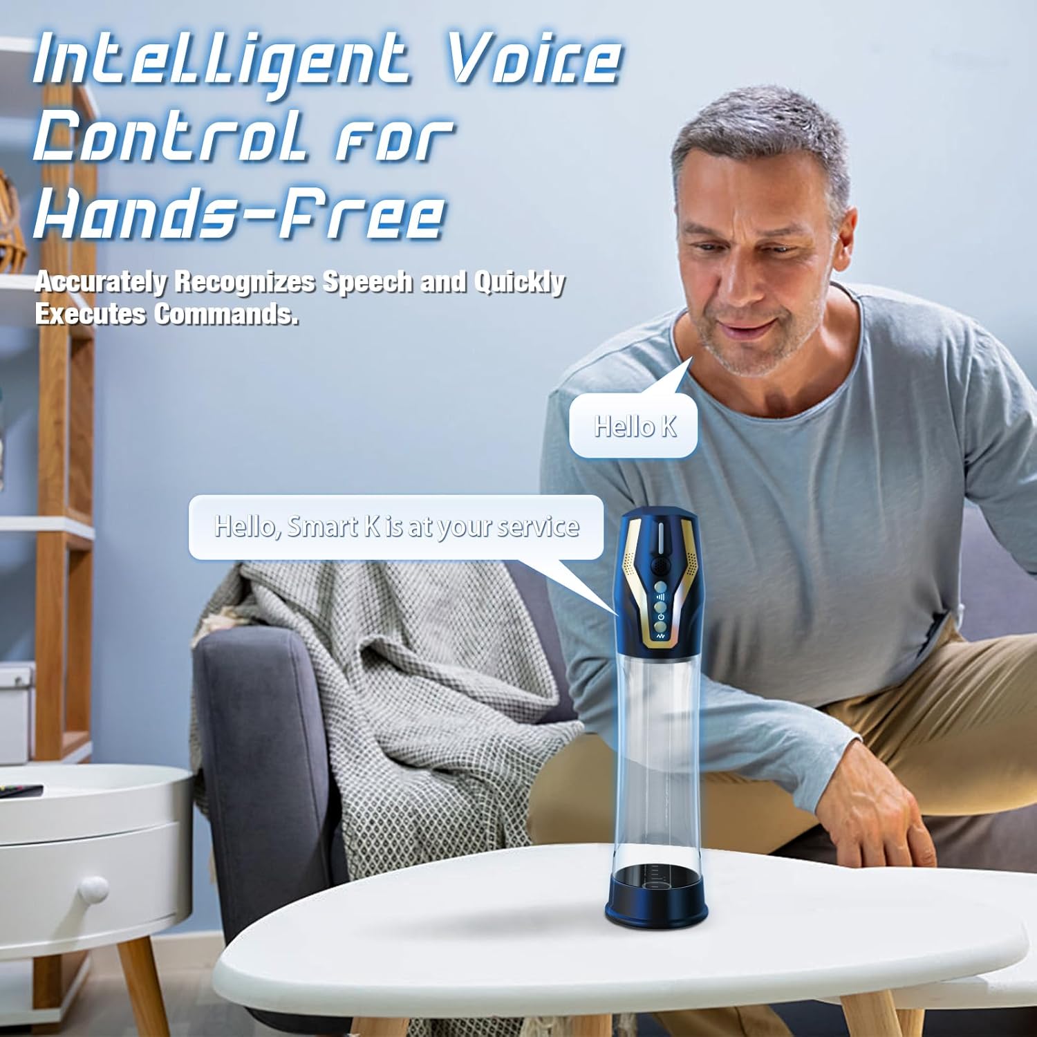VocalPump 4X Smart Penis Pump Stroker