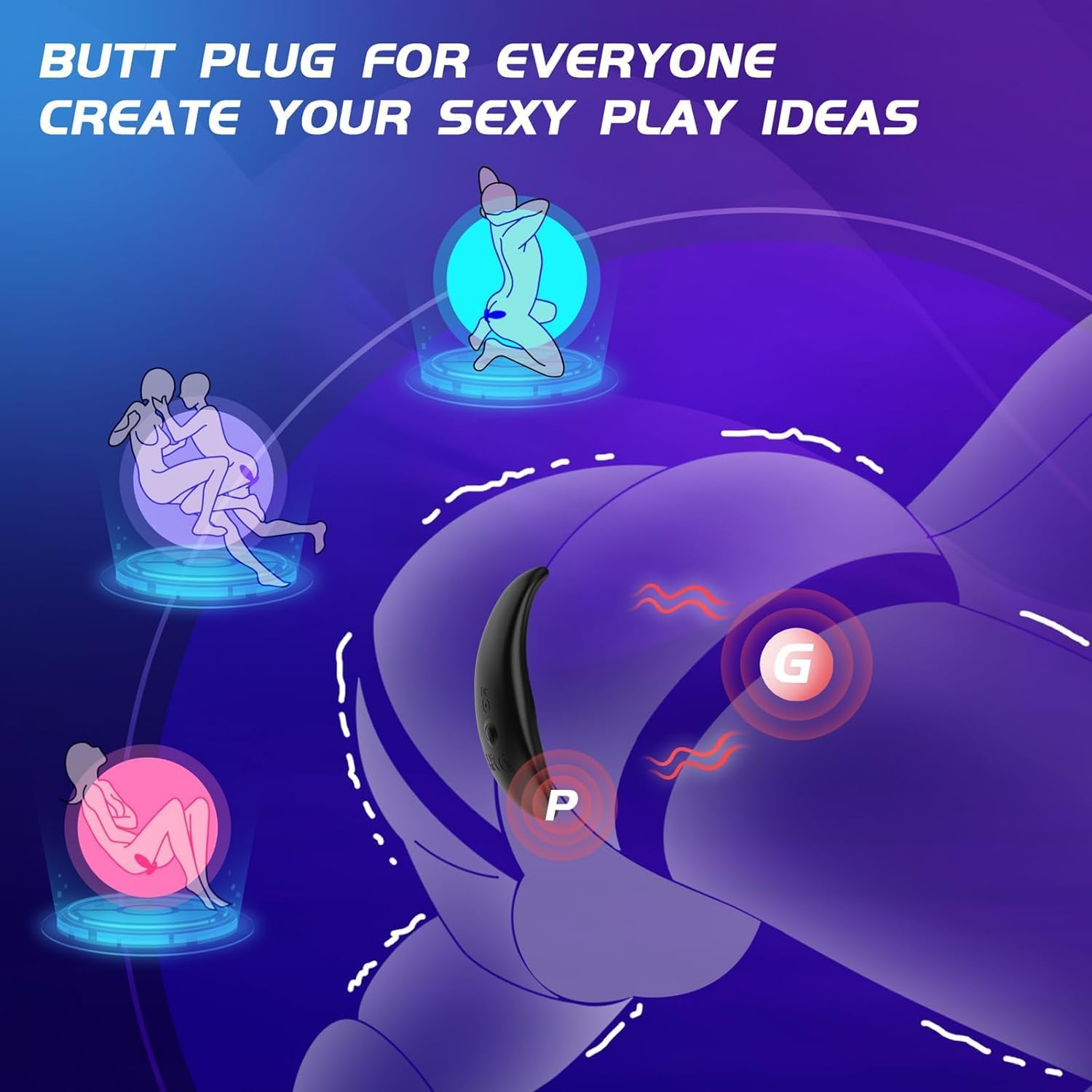 VoltSpire Triple-Stim Electro-Shock Anal Plug