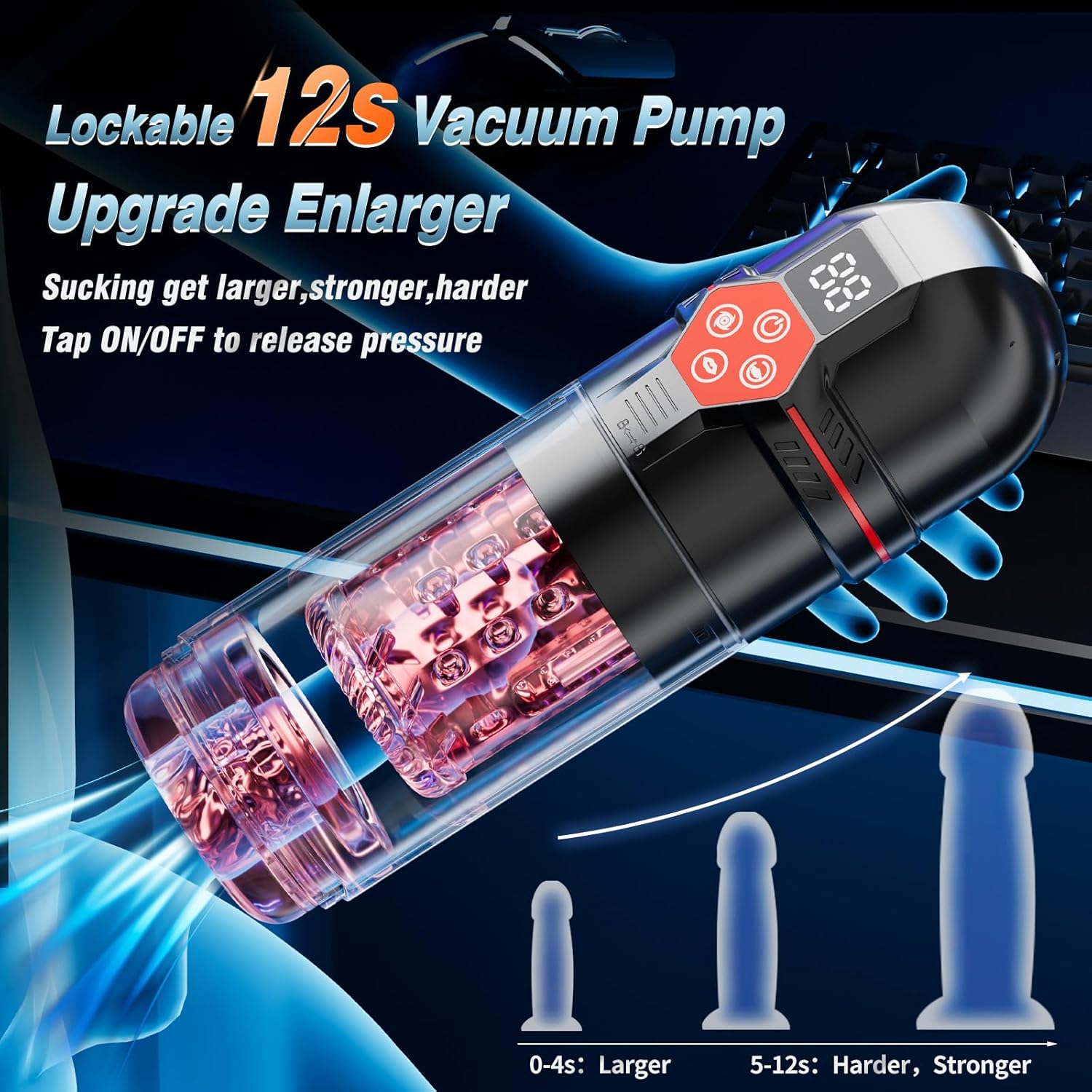VortexPulse 6-in-1 Stroker Machine