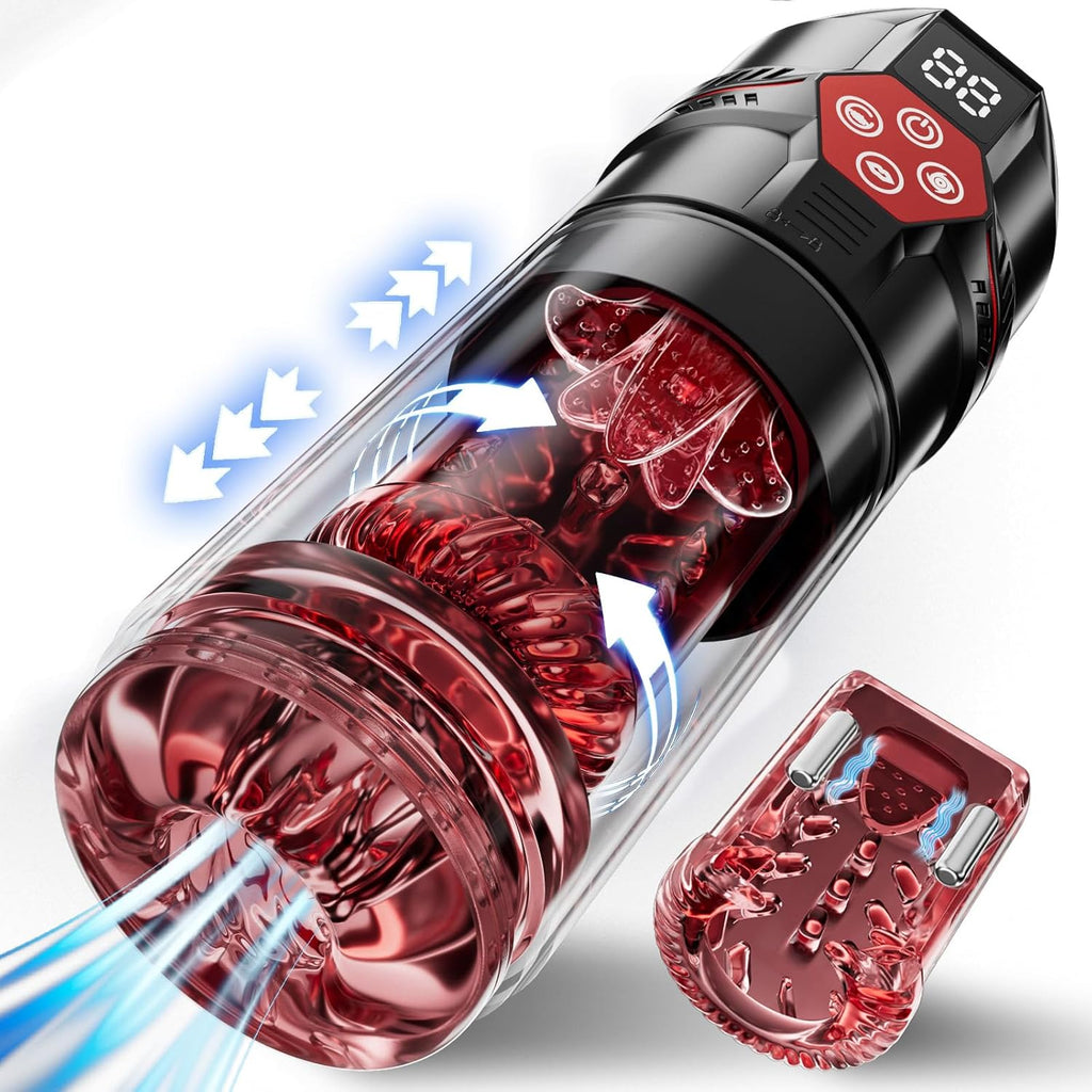 VortexPulse 6-in-1 Stroker Machine