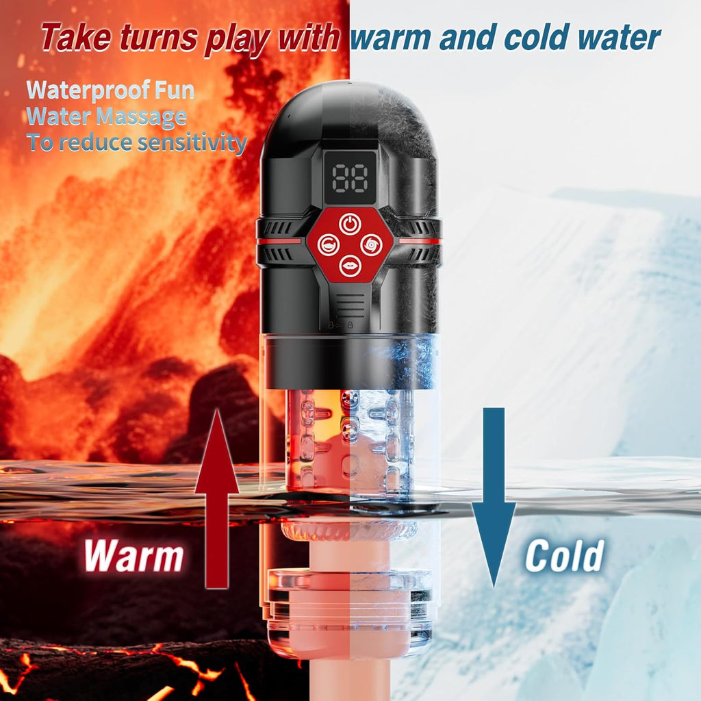 VortexPulse 6-in-1 Stroker Machine