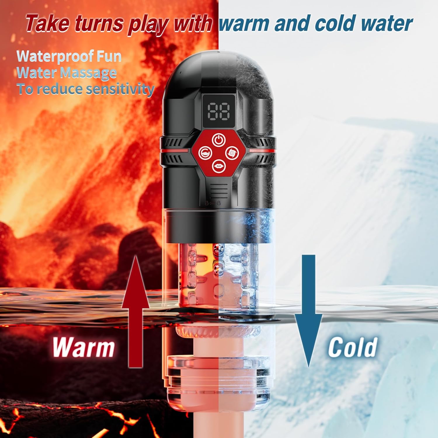 VortexPulse 6-in-1 Stroker Machine
