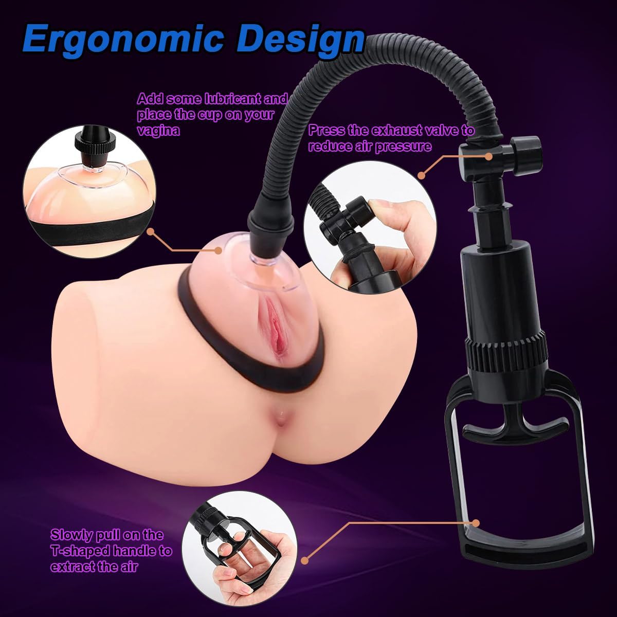 VulvaBloom Manual Pussy Pump