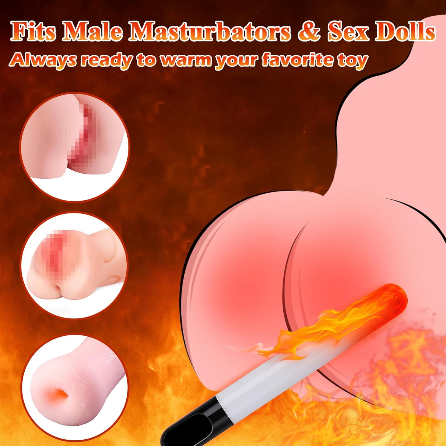 WarmRod Pro – Fast USB Heating Stick for Masturbators & Sex Dolls