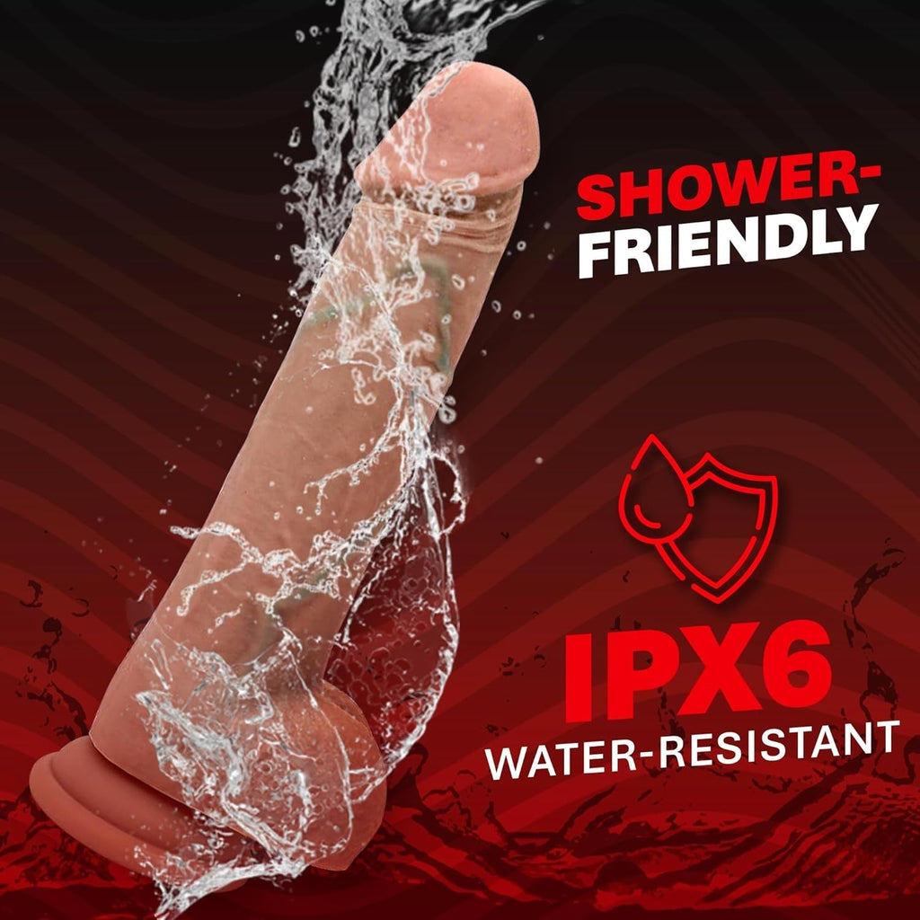 WarmRush Heated Thrusting G-Spot Dildo
