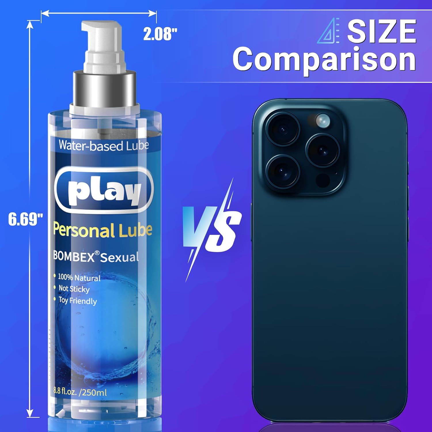 Water-Based Personal Lubricant – Toy-Friendly & Long-Lasting