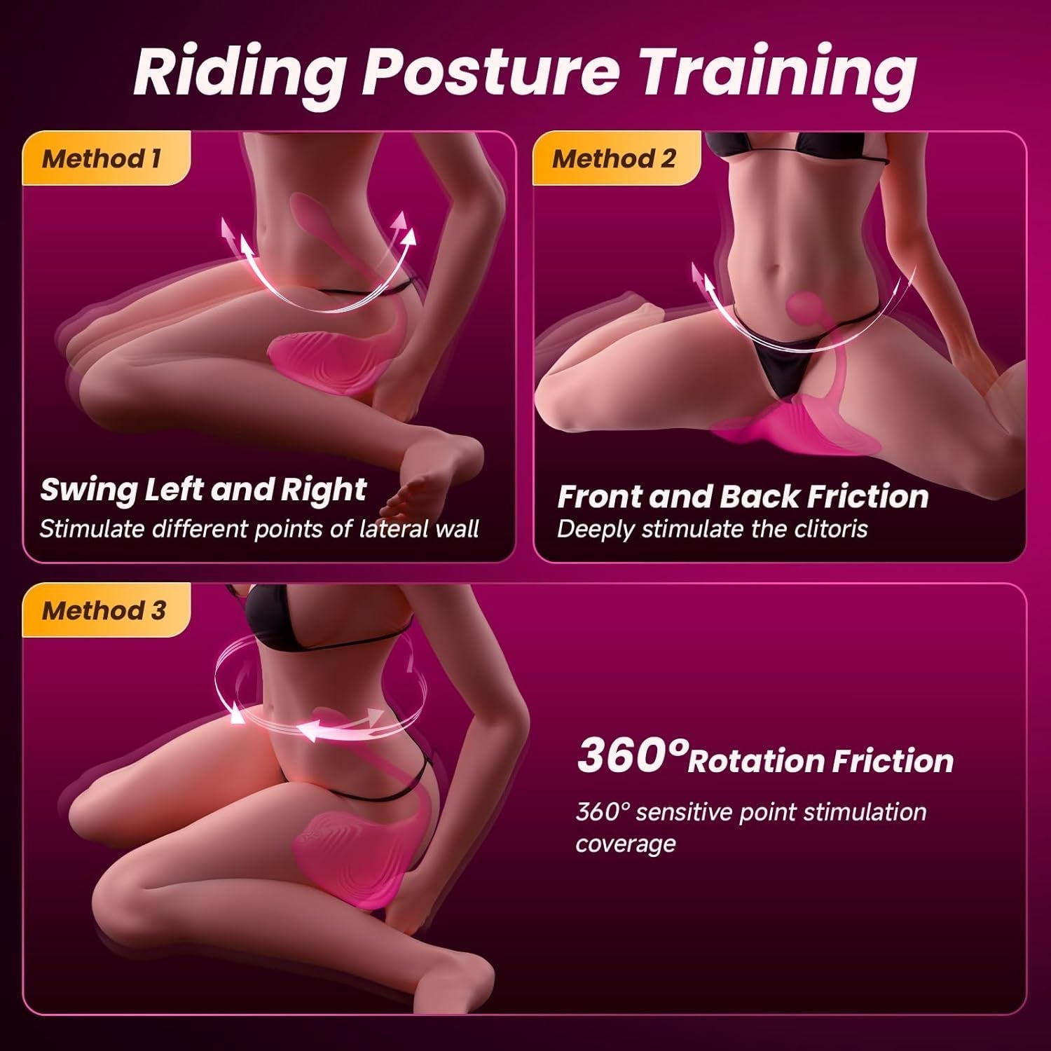 RideSync App-Control Riding Vibrator