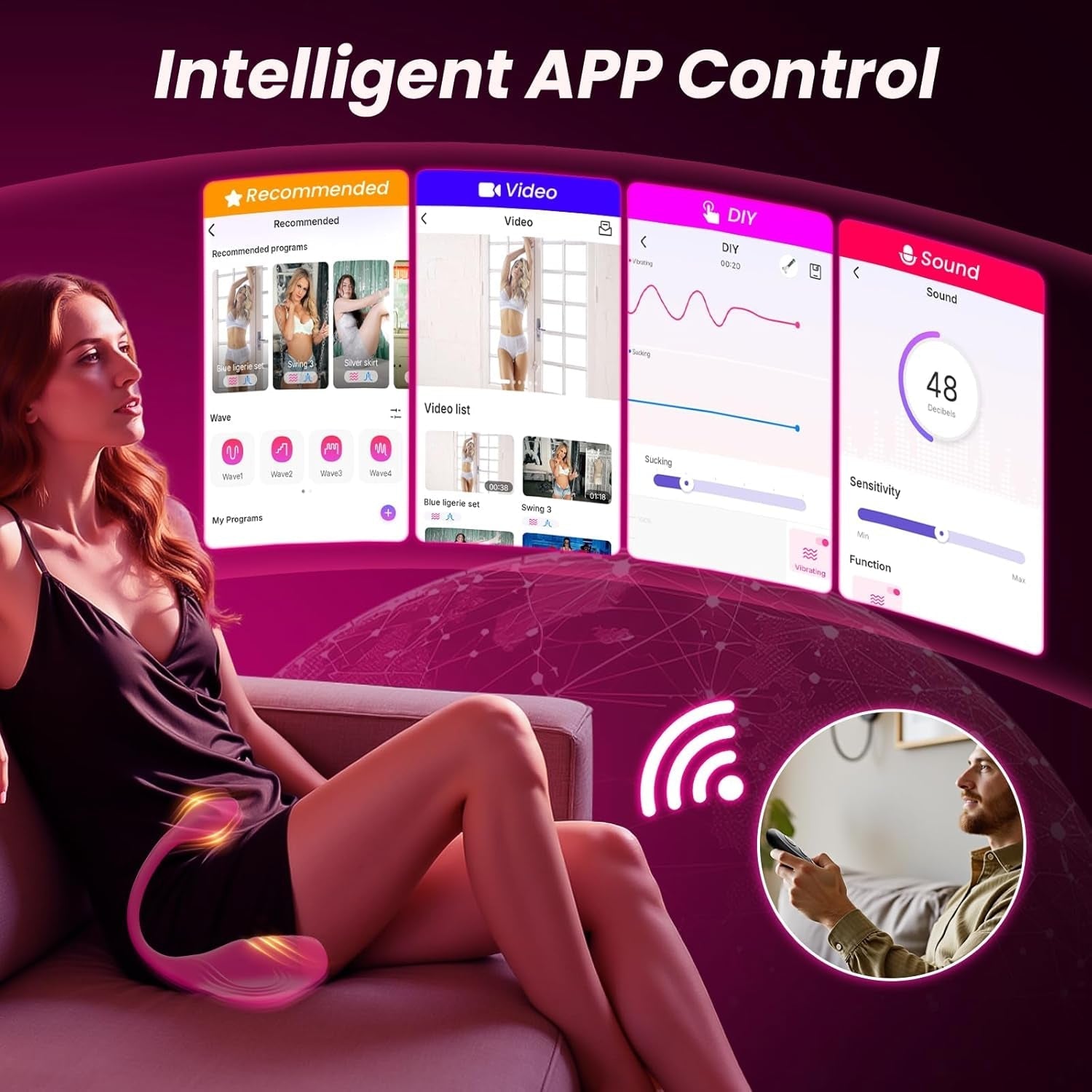 RideSync App-Control Riding Vibrator
