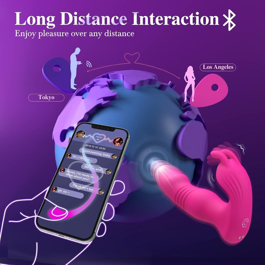 PulseFlex Wearable Panty Thrusting Rabbit Vibrator