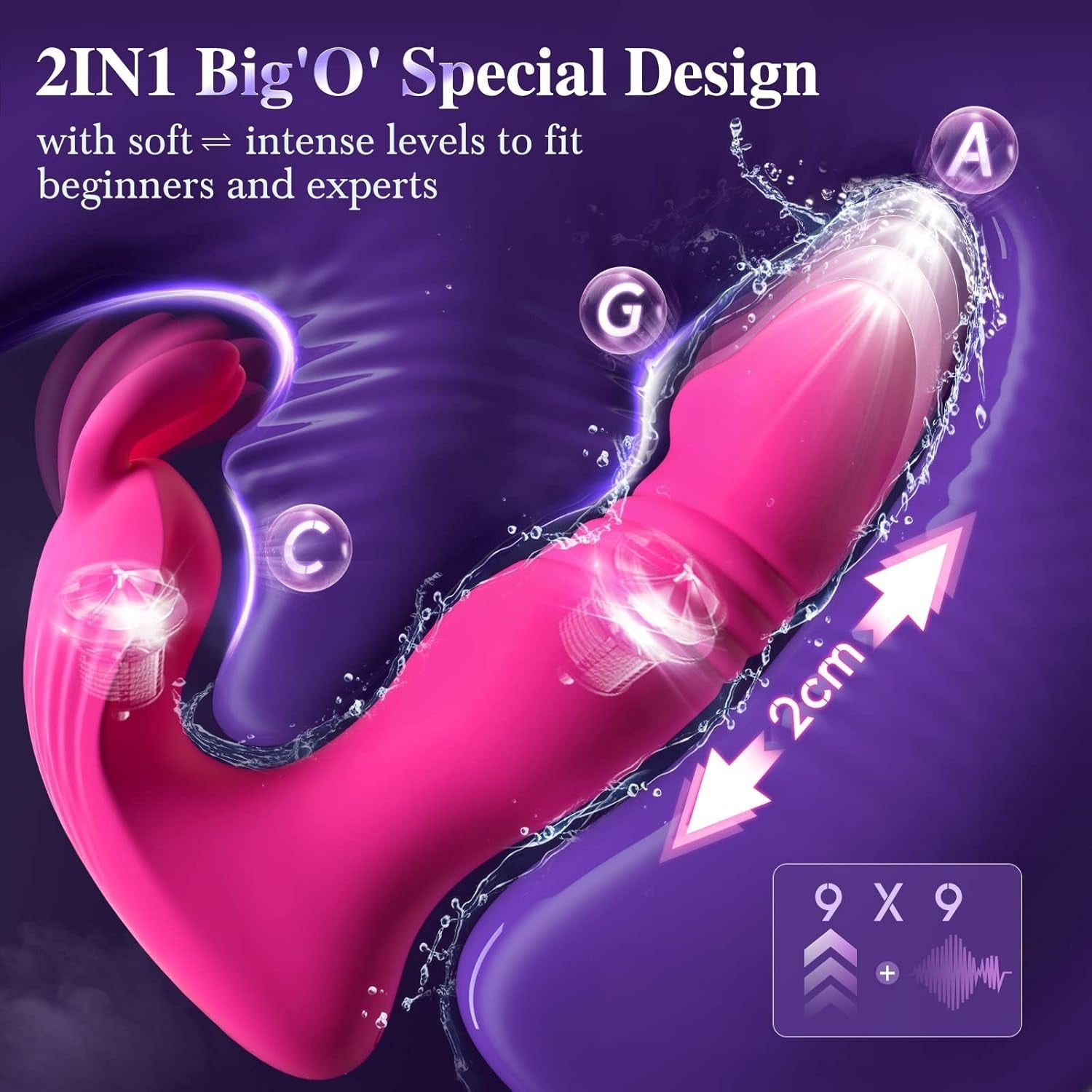PulseFlex Wearable Panty Thrusting Rabbit Vibrator