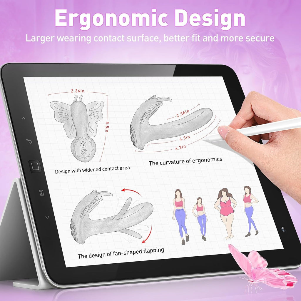 PulseFlare Wearable Rabbit Vibrator with App Control
