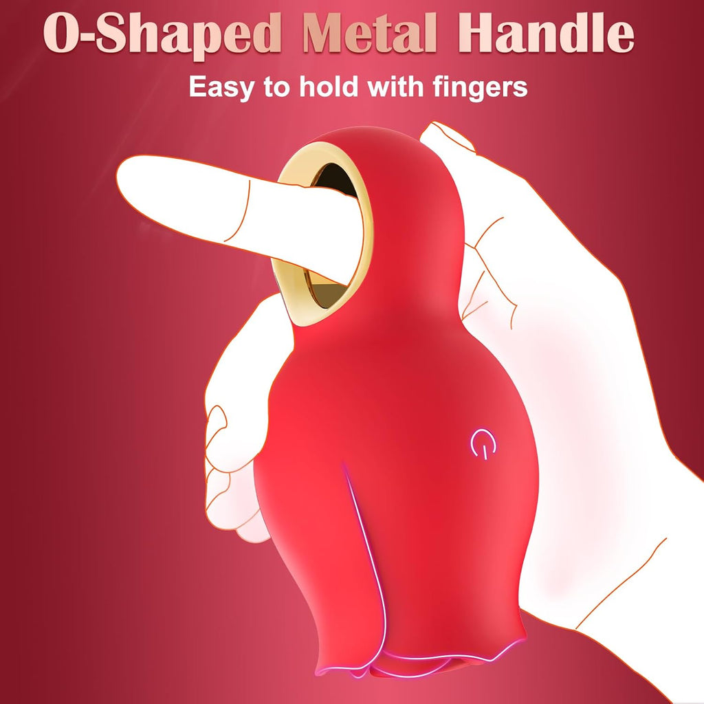 WhirlRose Clit & Nipple Suction Stimulator