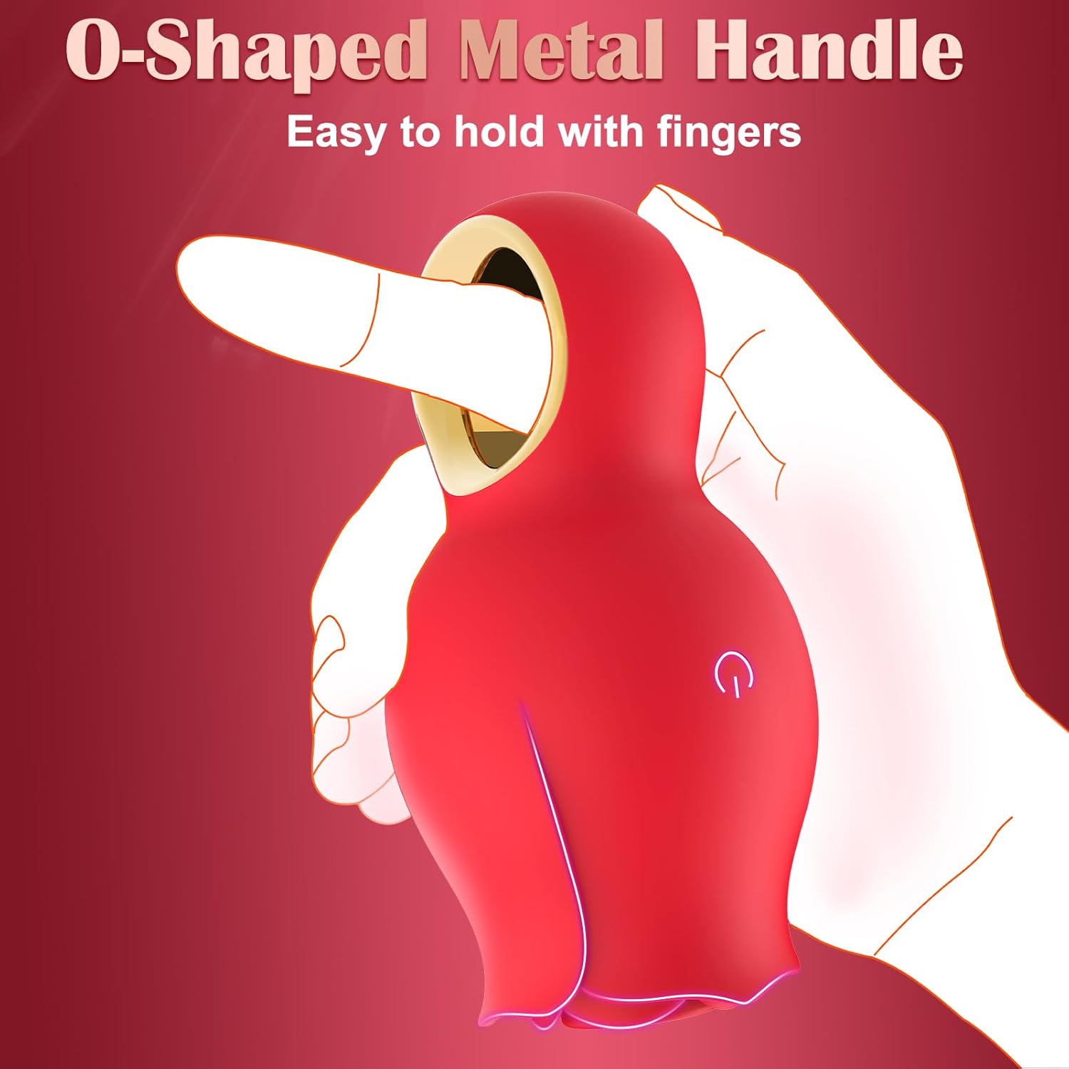 WhirlRose Clit & Nipple Suction Stimulator