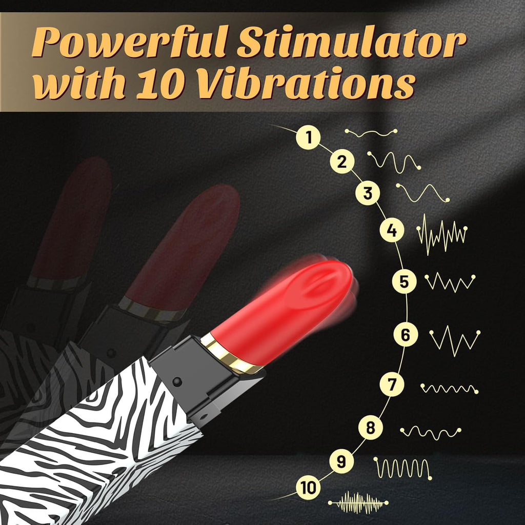 WhisperDot 3-Head Lipstick Bullet Vibrator