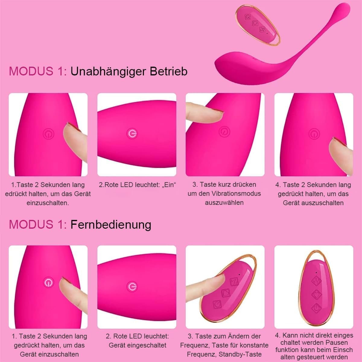 WhisperEgg Remote Control Vibrating Egg Vibrator