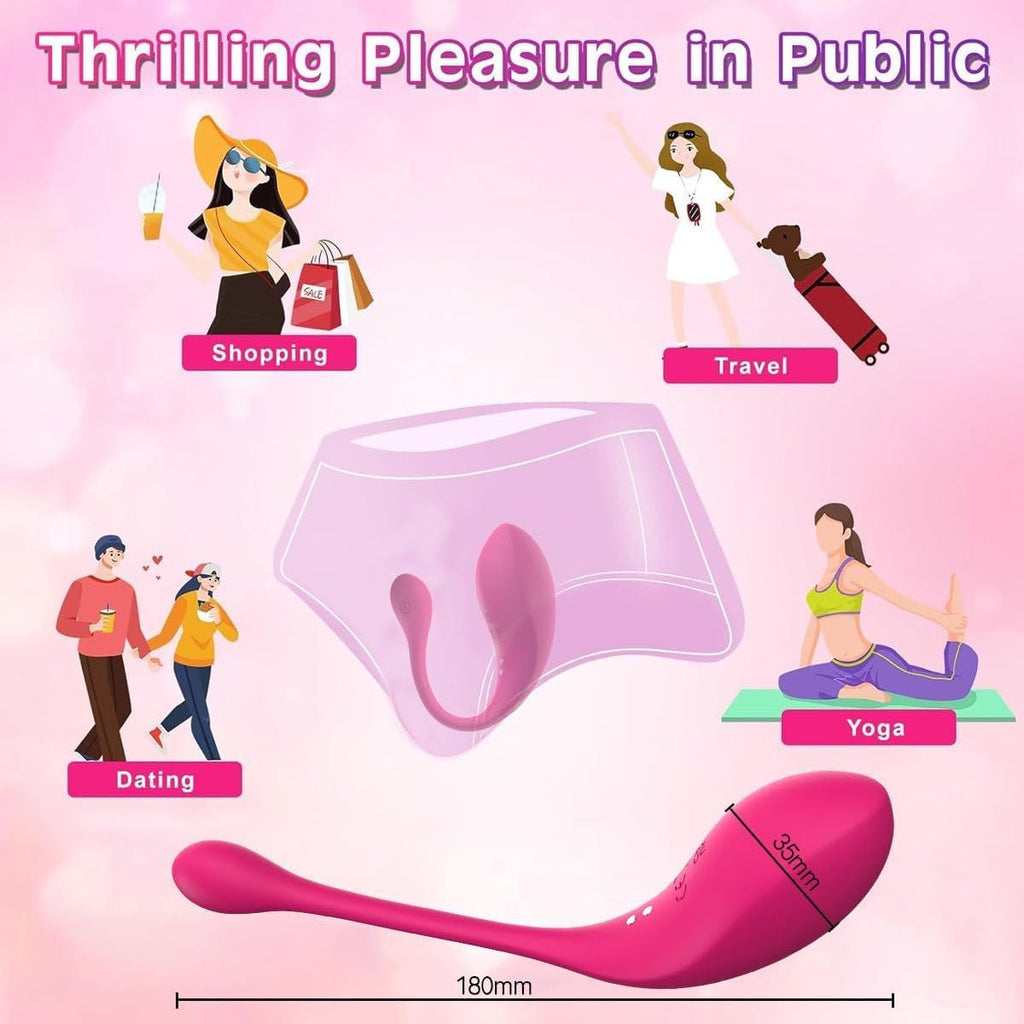 WhisperEgg Remote Control Vibrating Egg Vibrator
