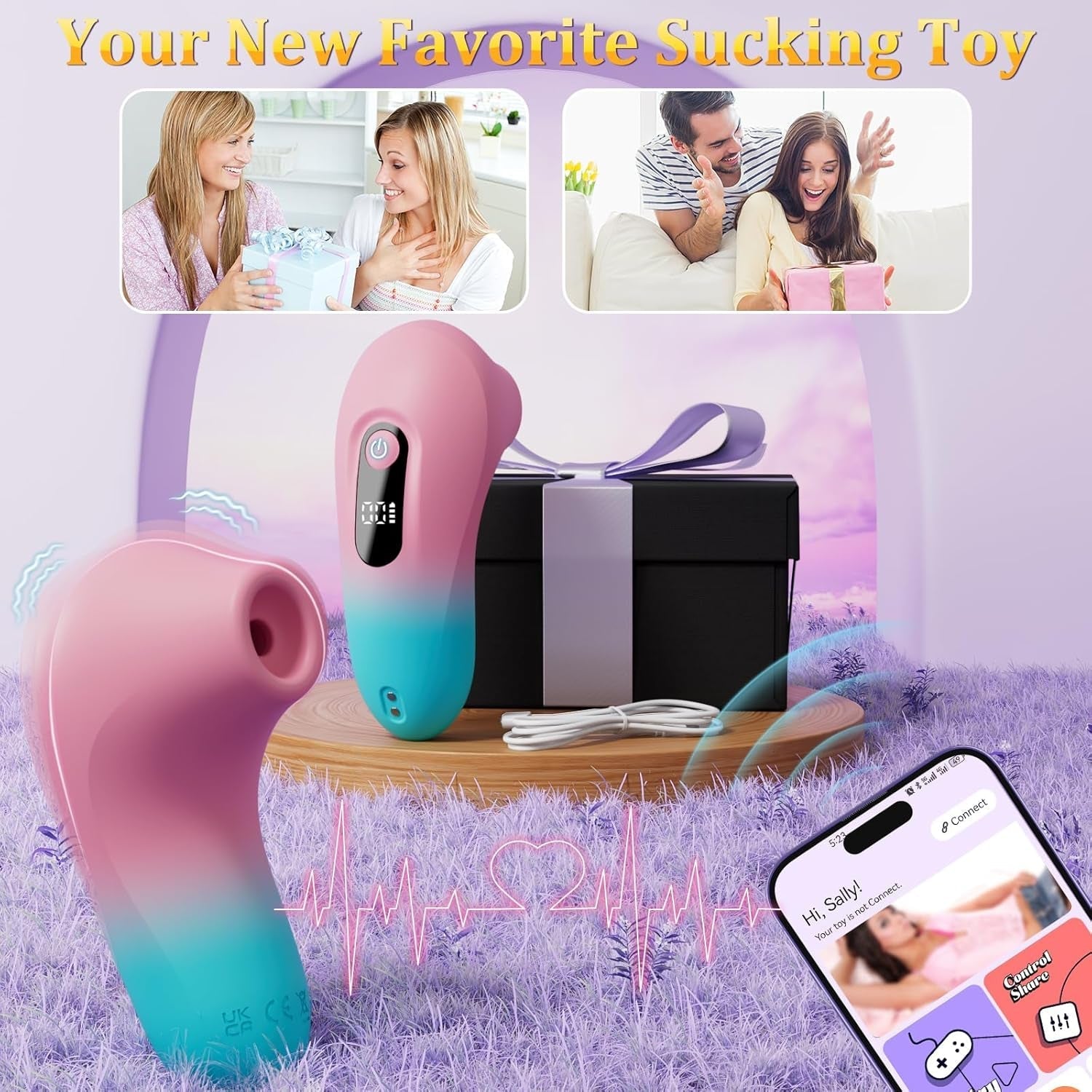 WhisperKiss Smart Sucking Vibrator