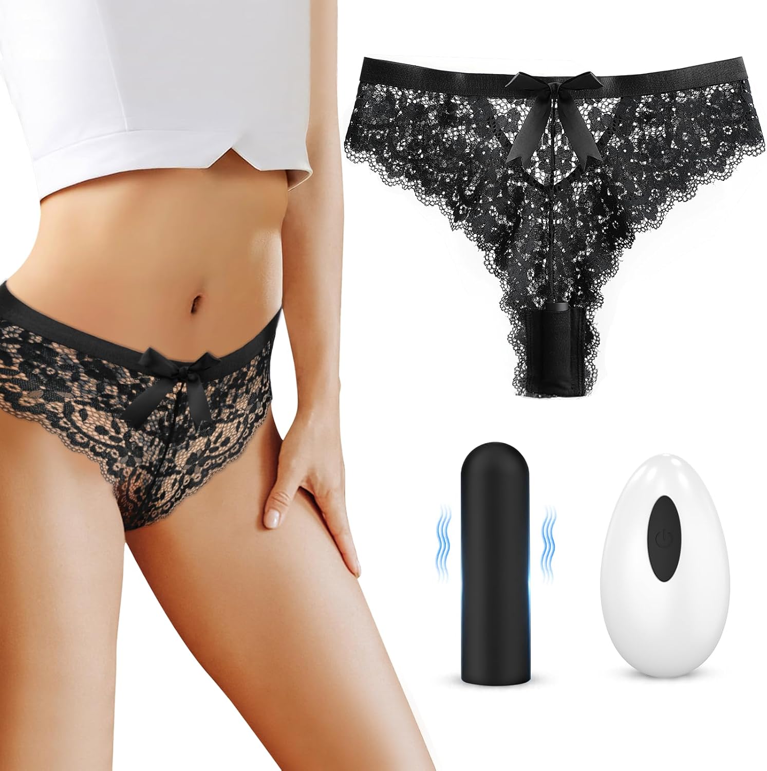 WhisperLace Remote Vibrating Panties