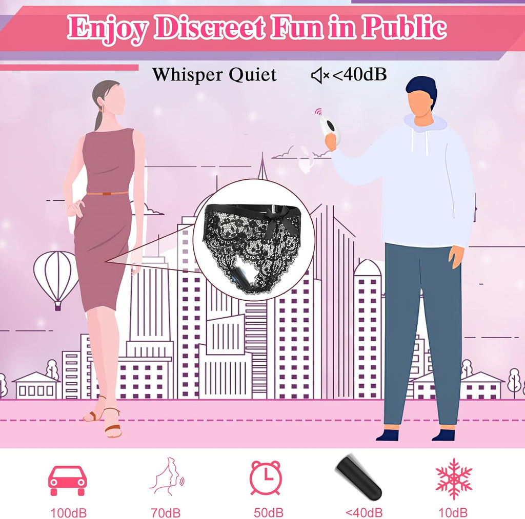 WhisperLace Remote Vibrating Panties