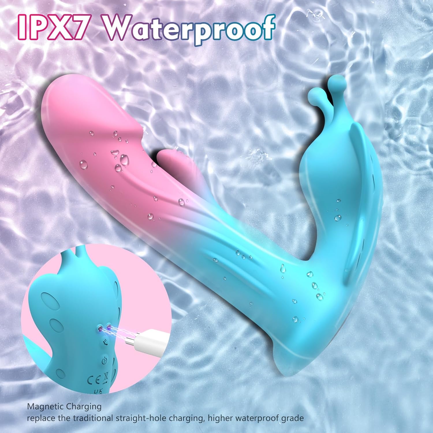 WhisperLink Triple Tease Butterfly Panty Vibrator