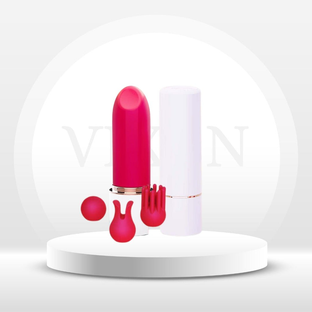 WhisperLuxe 4-Head Lipstick Vibrator