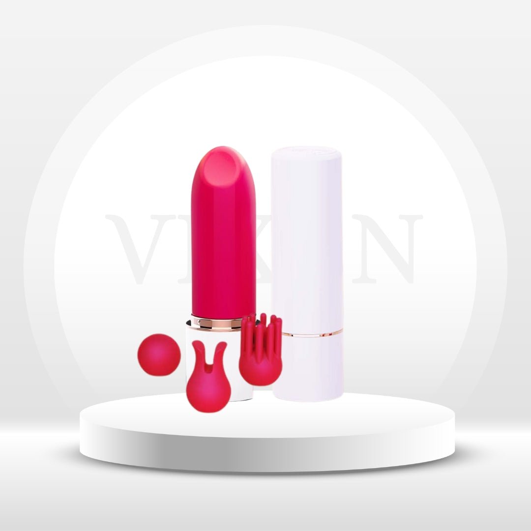 WhisperLuxe 4-Head Lipstick Vibrator