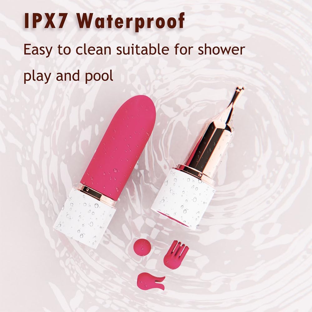 WhisperLuxe 4-Head Lipstick Vibrator