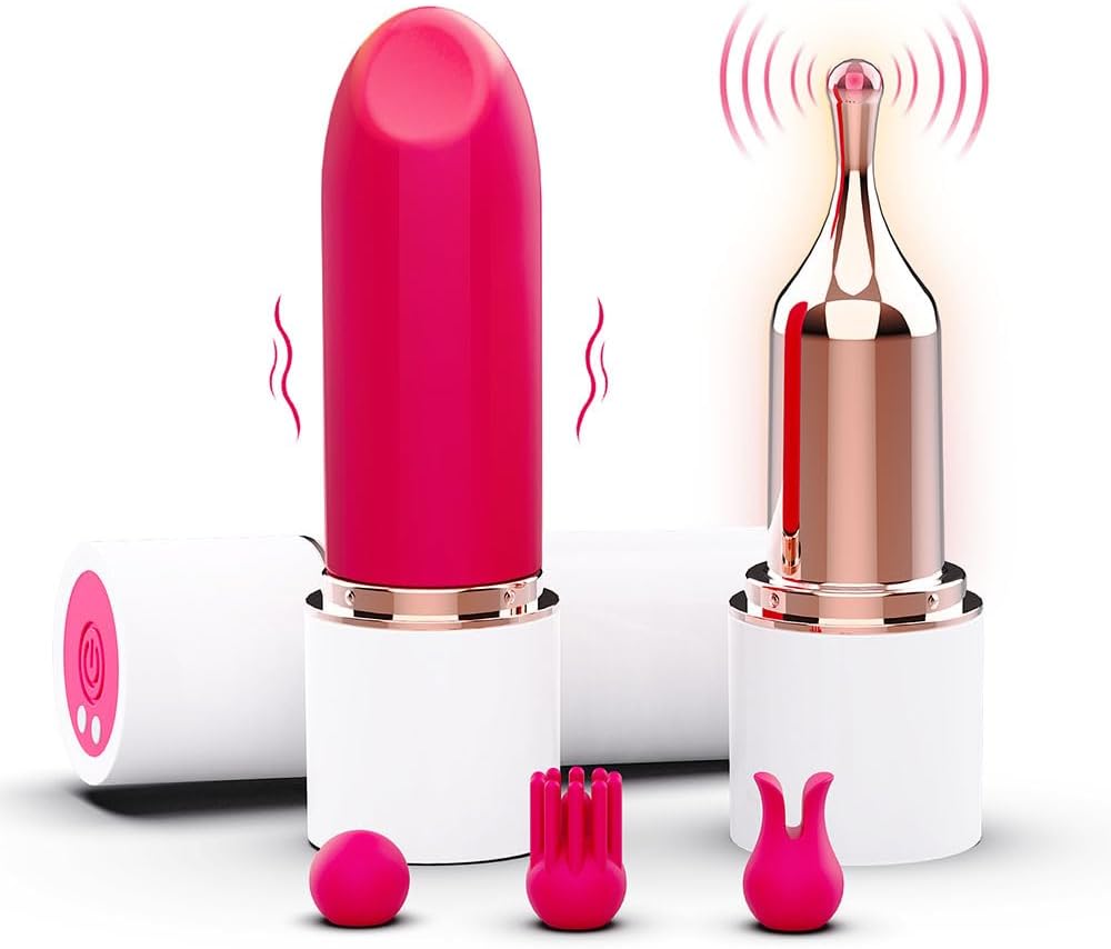 WhisperLuxe 4-Head Lipstick Vibrator