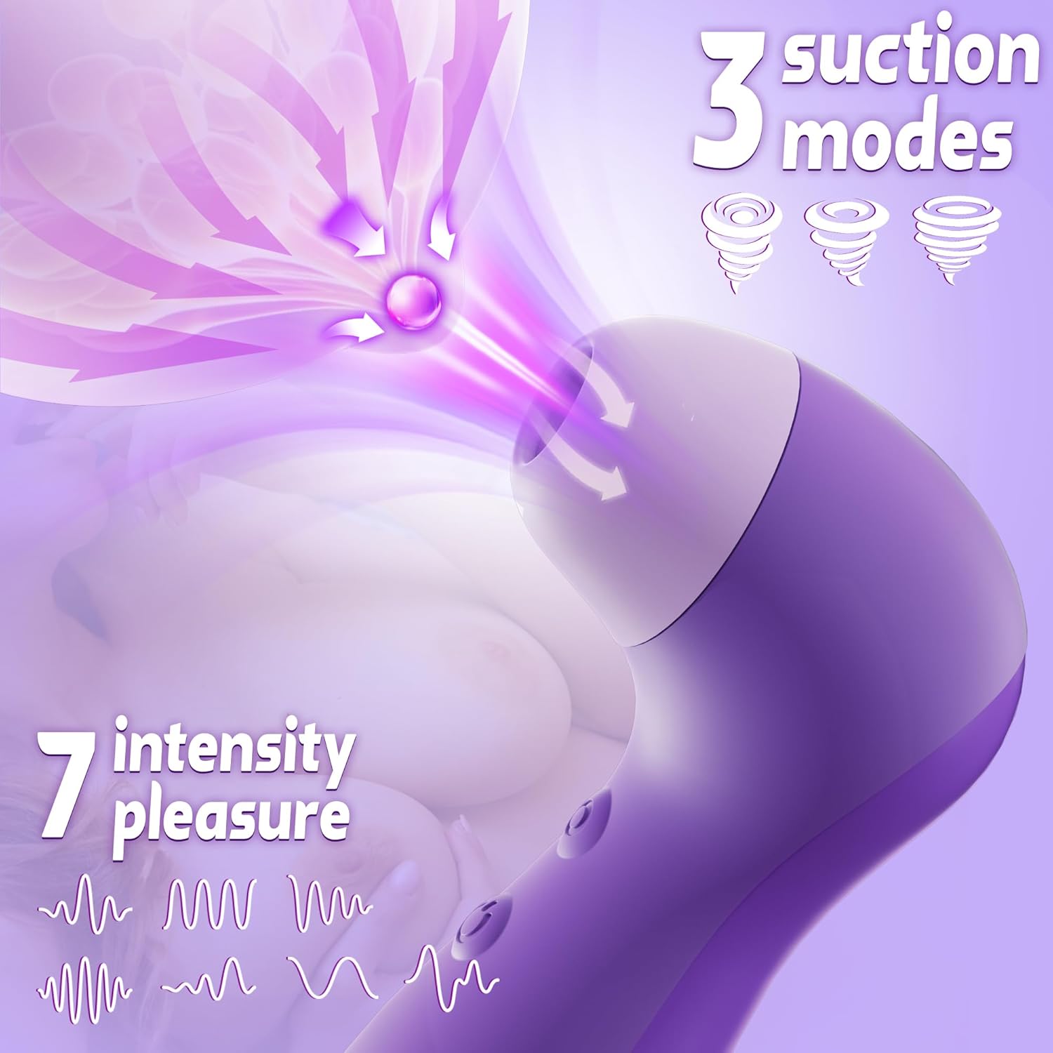 WhisperMuse Dual Pleasure Suction Vibrator