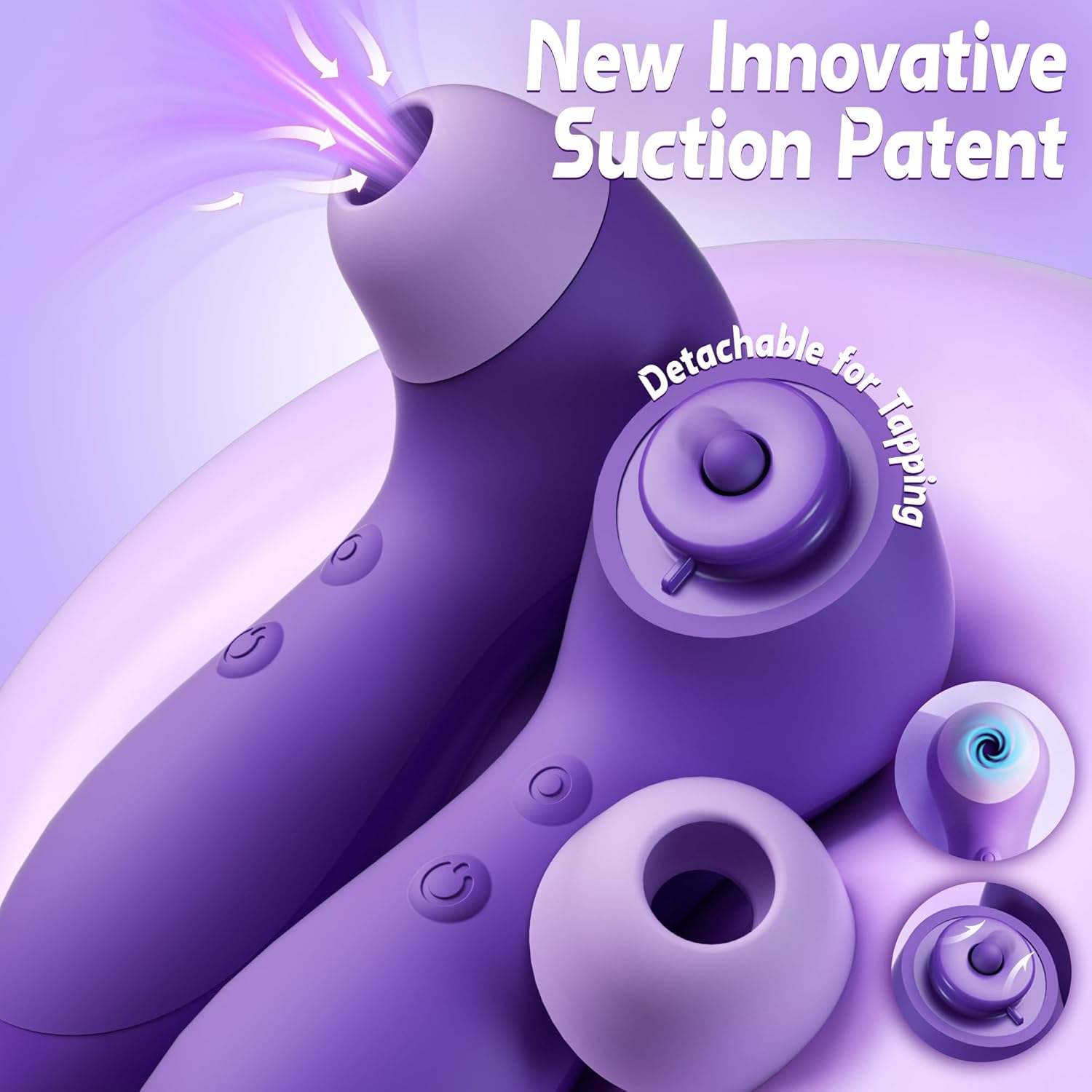 WhisperMuse Dual Pleasure Suction Vibrator