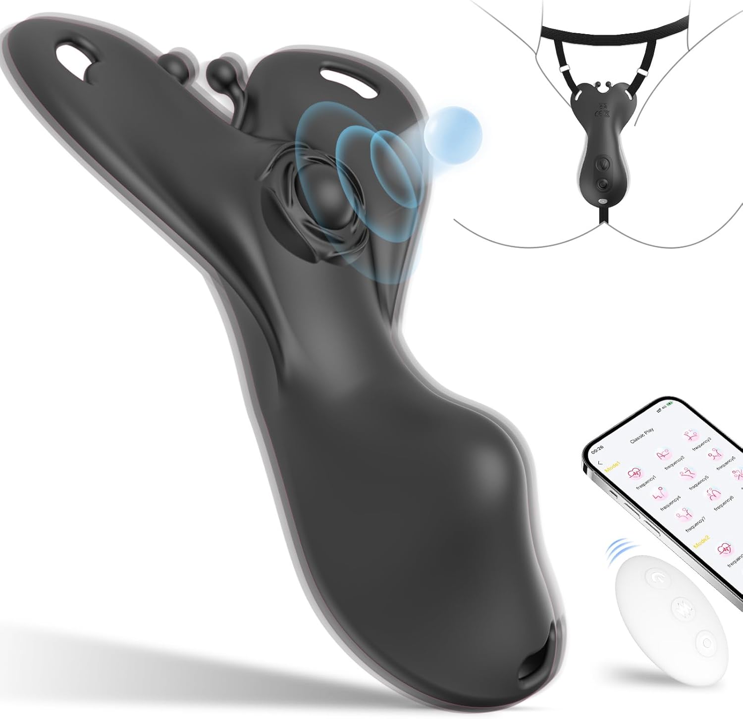 WhisperWing Discreet Butterfly Panty Vibrator for Couples