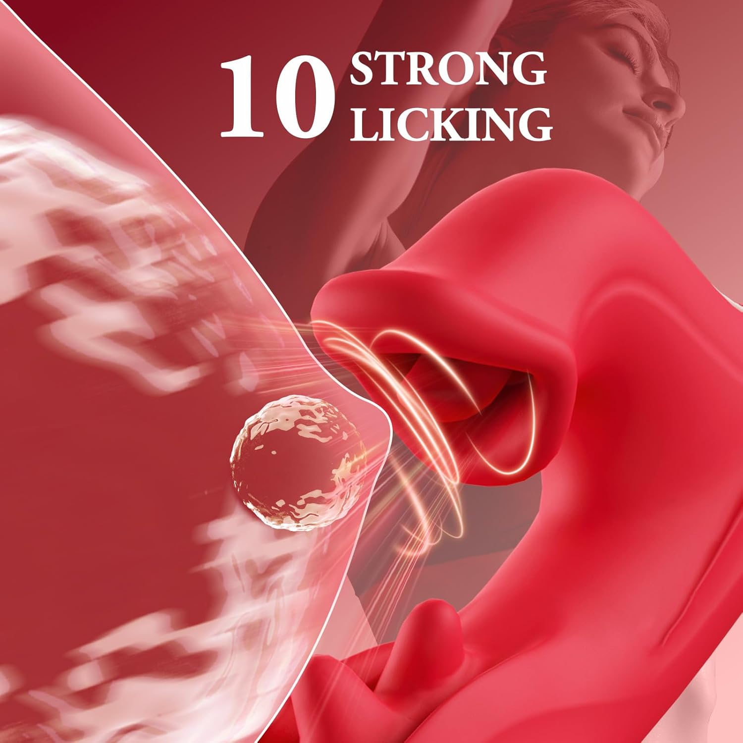 WiggleLuxe Thrusting Tongue Vibrator