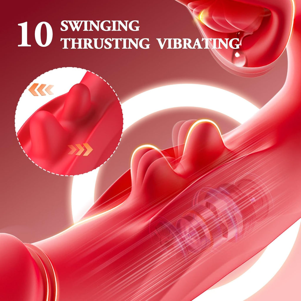 WiggleLuxe Thrusting Tongue Vibrator