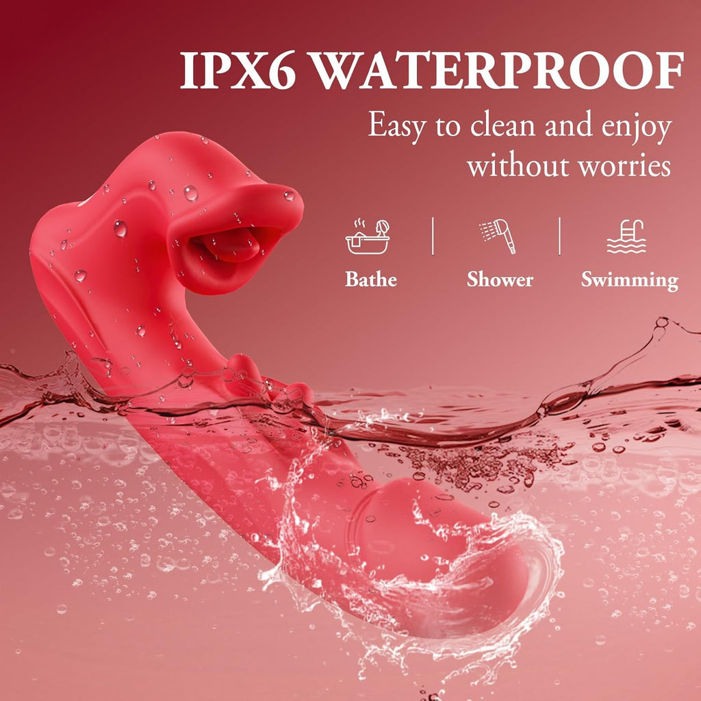 WiggleLuxe Thrusting Tongue Vibrator