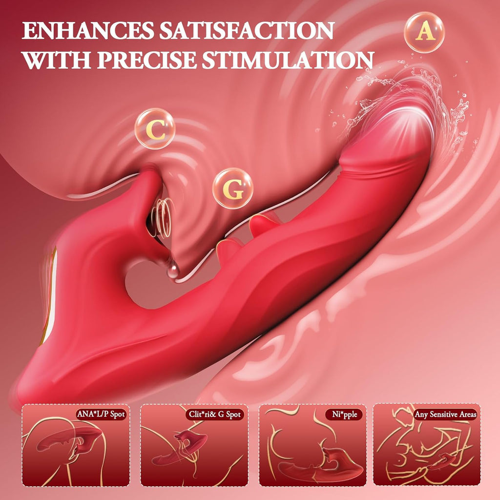 WiggleLuxe Thrusting Tongue Vibrator