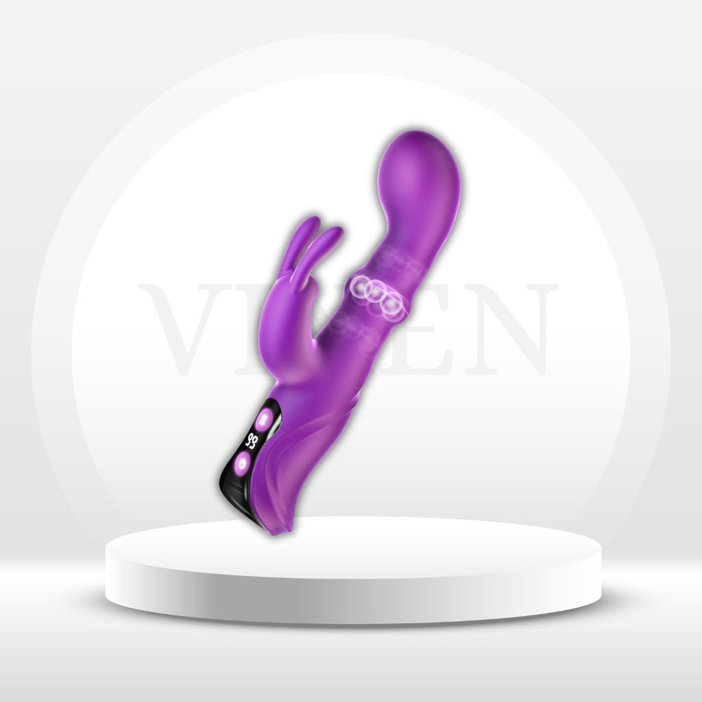 WiggleRush Thrusting Wiggling Rabbit Vibrator