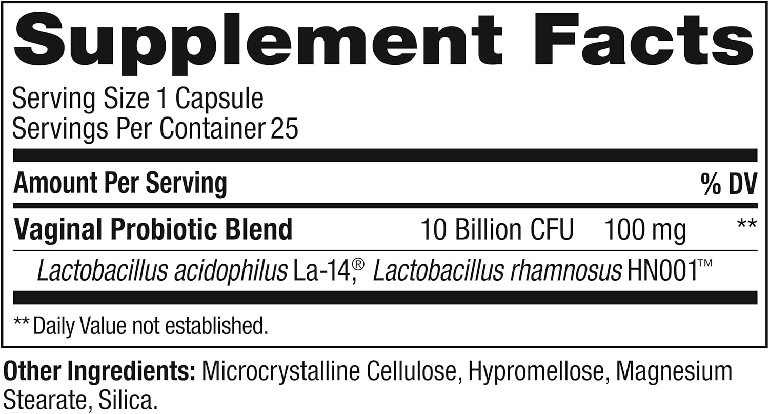 Women’s Probiotic – Vaginal pH & Flora Support, 10B CFU