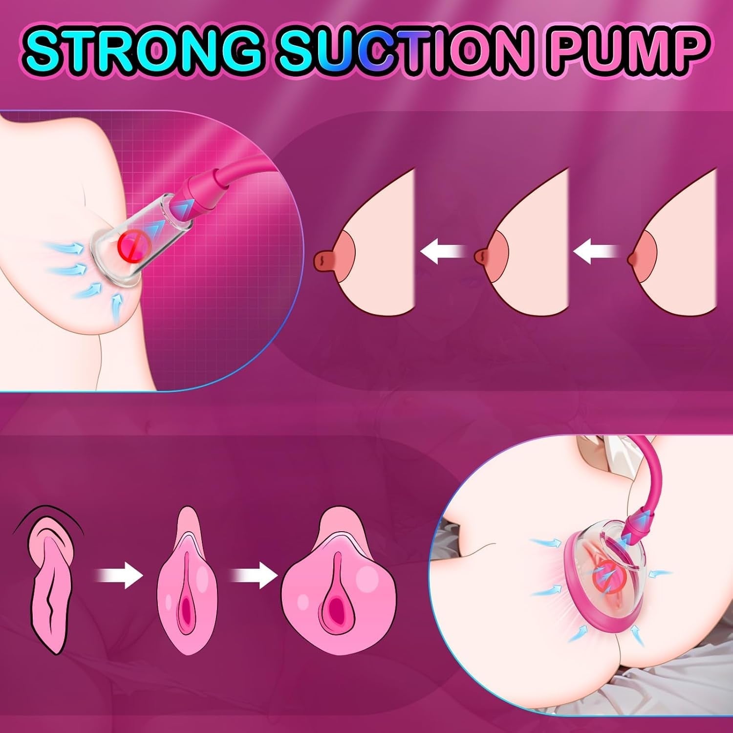VacuraFlex Manual Clitoral & Nipple Suction Pump