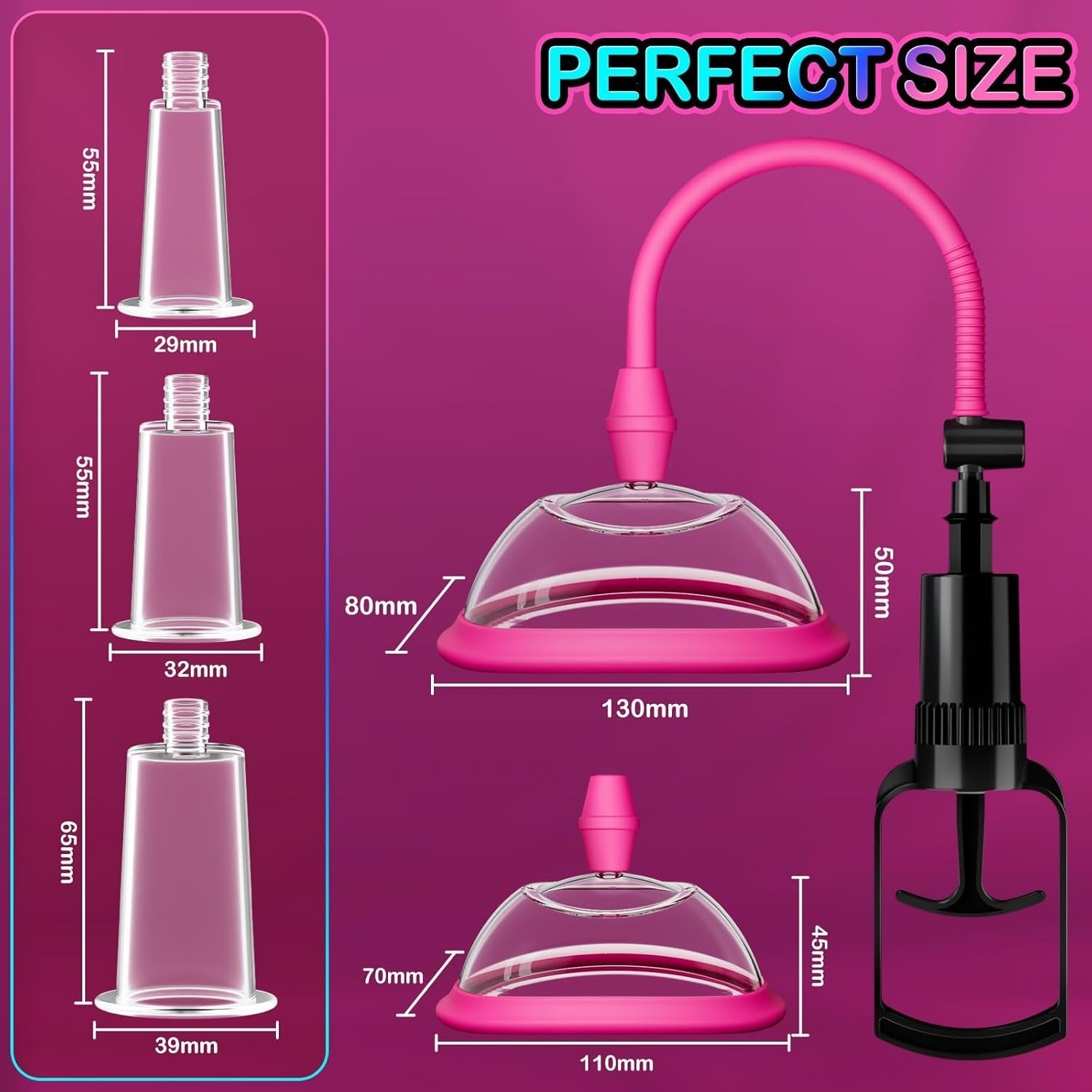 VacuraFlex Manual Clitoral & Nipple Suction Pump
