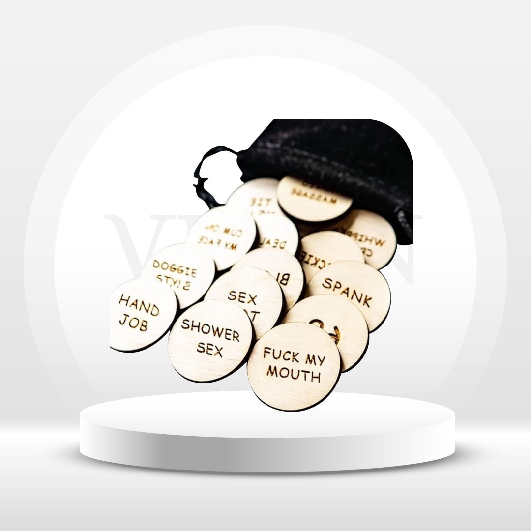 Wooden Date Night Spicy Tokens